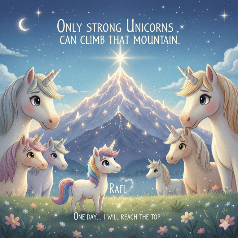 Rafi Unicorn and The Mountain of Shining Stars