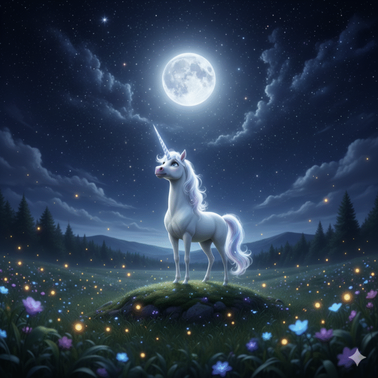 Unicorn and the Moonlight